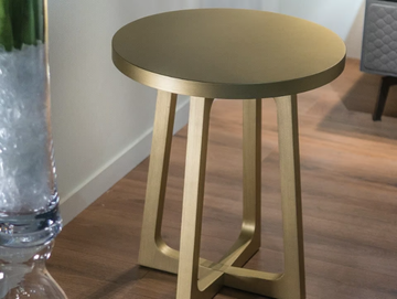 Round coffee table - Round wooden side table by CASA +39 - view 2